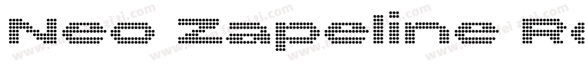 Neo Zapeline Regular字体转换